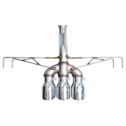 AWE Tuning 2023+ Honda Civic Type R FL5 Track Edition Exhaust w/ Triple Chrome Silver Tips