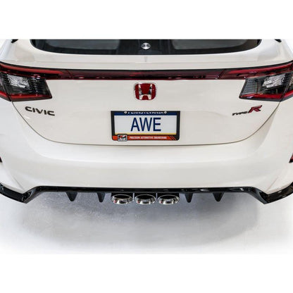 AWE Tuning 2023+ Honda Civic Type R FL5 Track Edition Exhaust w/ Triple Chrome Silver Tips