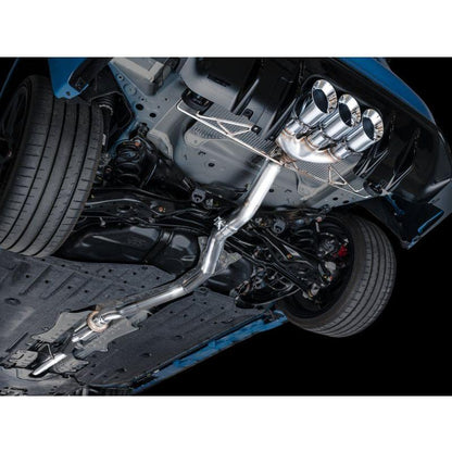 AWE Tuning 2023+ Honda Civic Type R FL5 Track Edition Exhaust w/ Triple Chrome Silver Tips