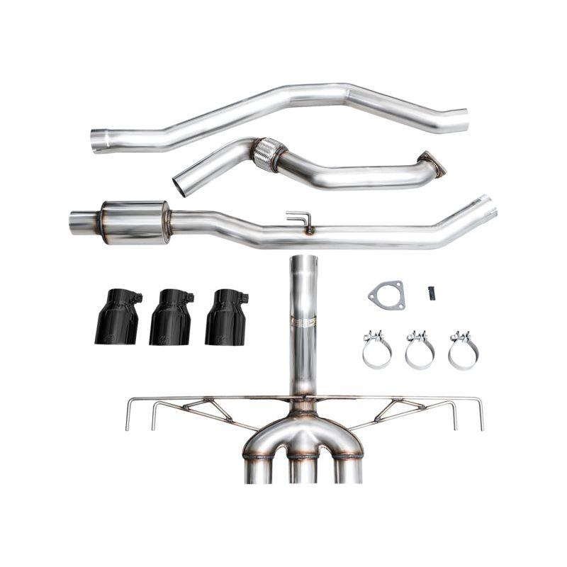 AWE Tuning 2023 Honda Civic Type R FL5 Track Edition Exhaust w/ Triple Diamond Black Tips