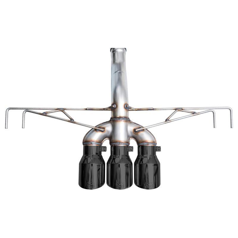 AWE Tuning 2023 Honda Civic Type R FL5 Track Edition Exhaust w/ Triple Diamond Black Tips