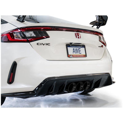 AWE Tuning 2023 Honda Civic Type R FL5 Track Edition Exhaust w/ Triple Diamond Black Tips