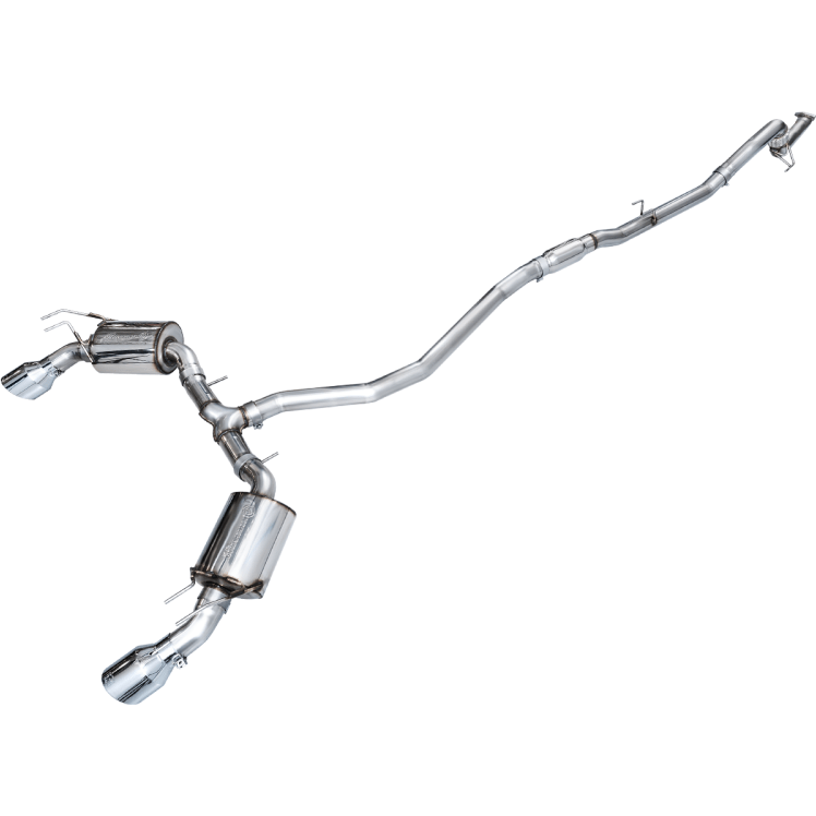 AWE Tuning 22+ Honda Civic Si/Acura Integra Touring Edition Catback Exhaust - Dual Chrome Silver Tip