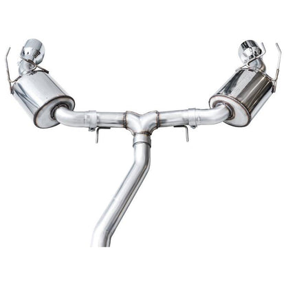 AWE Tuning 22+ Honda Civic Si/Acura Integra Touring Edition Catback Exhaust - Dual Chrome Silver Tip