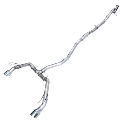 AWE Tuning 22+ Honda Civic Si/Acura Integra Track Edition Catback Exhaust - Dual Chrome Silver Tips