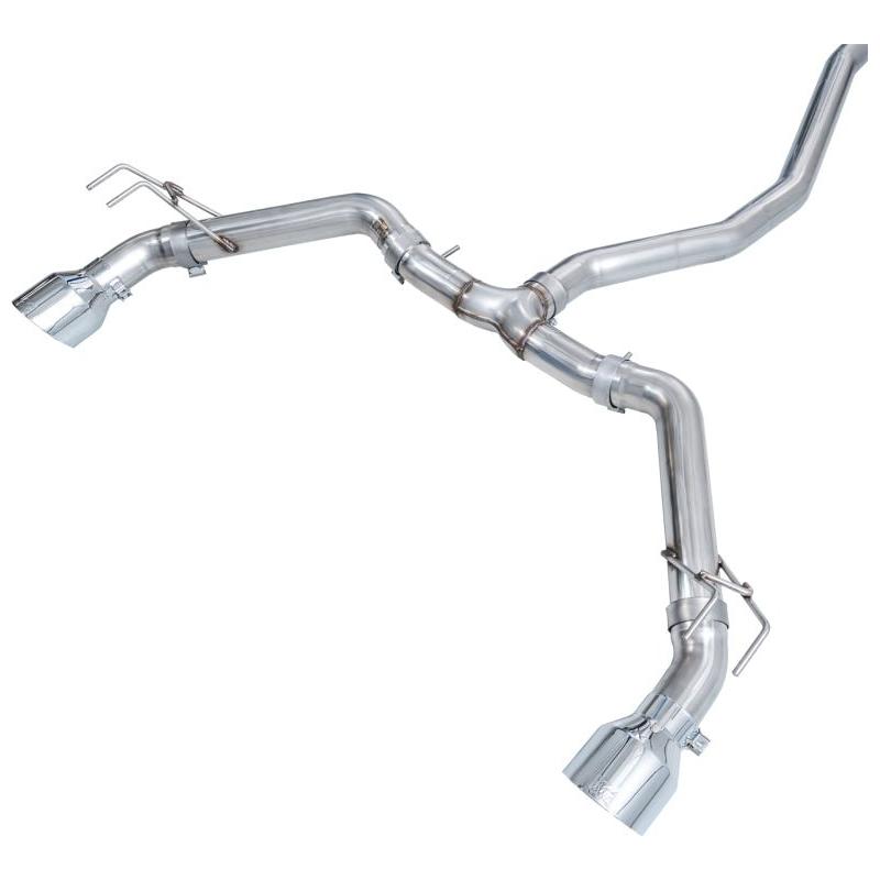 AWE Tuning 22+ Honda Civic Si/Acura Integra Track Edition Catback Exhaust - Dual Chrome Silver Tips