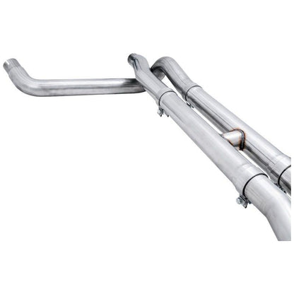 AWE Tuning 4th Gen GM 1500 6.2L 0FG Catback Split Rear Exit (w/ Bumper Cutouts) - Quad Chrome Tips
