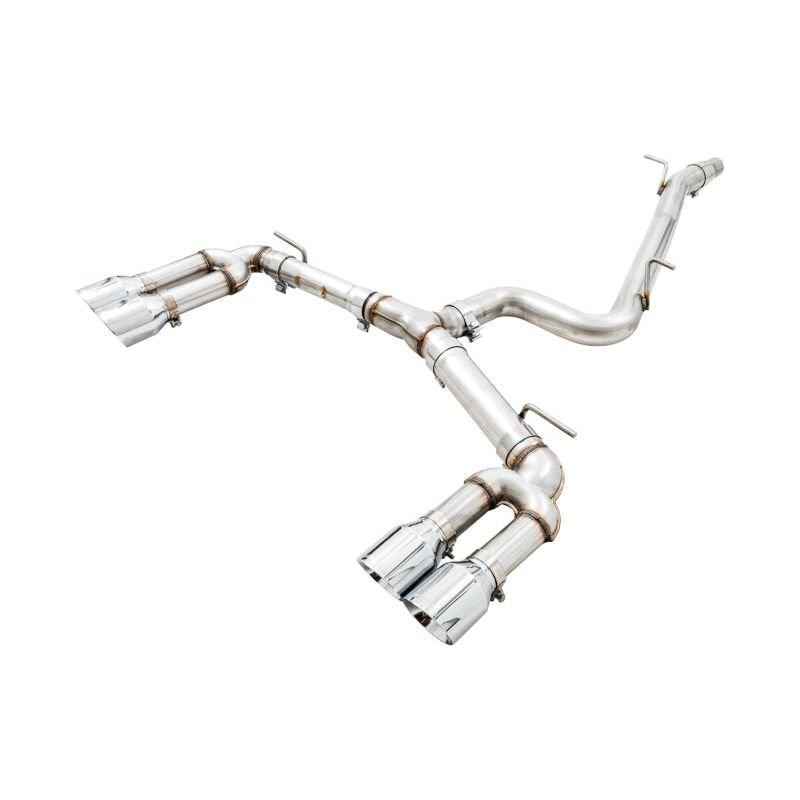 AWE Tuning Audi 8V S3 Track Edition Exhaust w/Chrome Silver Tips 102mm