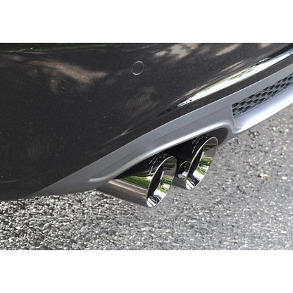 AWE Tuning Audi B8 A4 Touring Edition Exhaust - Single Side Polished Silver Tips