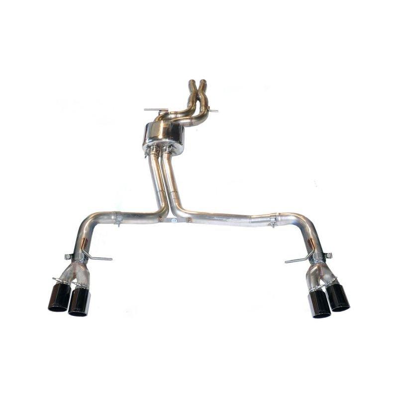 AWE Tuning Audi B8.5 S4 3.0T Track Edition Exhaust - Diamond Black Tips (102mm)