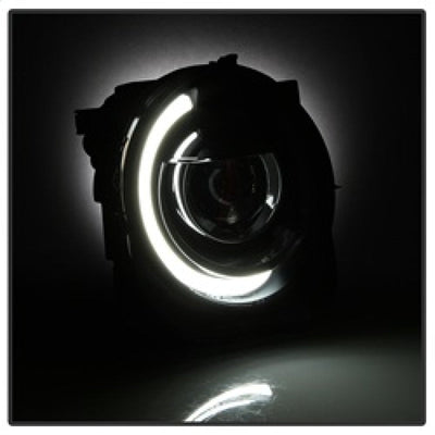 SPYDER xTune 15-17 Jeep Renegade Light Bar DRL Projector Headlights -Black (PRO-JH-JREN-LBDRL-BK) 9039720