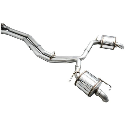 AWE Audi 2019-2023 C8 A6/A7 3.0T Touring Edition Cat-back Exhaust- Turn Downs
