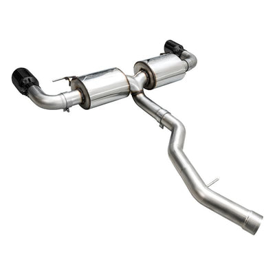 AWE 19-23 BMW 330i / 21-23 BMW 430i Base G2X Touring (Excl.Conv) Axle Back Exhaust - Diamond Black