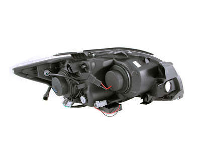 Anzo 2005-2010 Scion Tc Projector Headlights w/ Halo Black (CCFL)