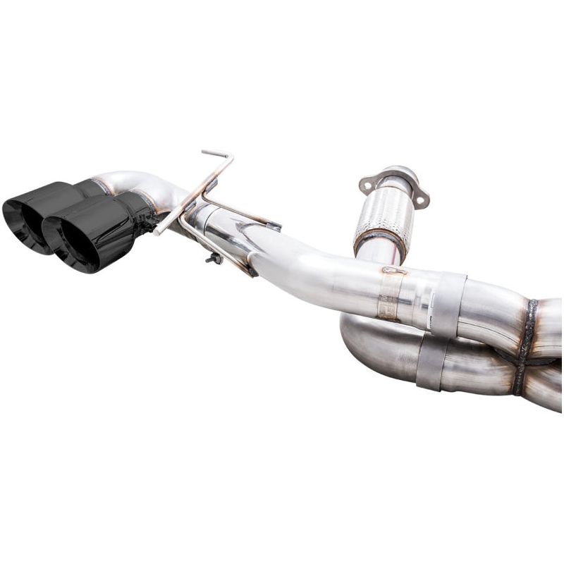 AWE Tuning 2020+ Chevrolet Corvette (C8) Track Edition Exhaust - Quad Diamond Black Tips