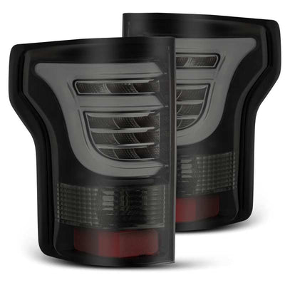 AlphaRex 15-20 Ford F150 PRO-Series LED Tail Lights Jet Black