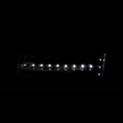 Anzo 2003-2006 Chevrolet Silverado 1500 LED Parking Lights Black w/ Amber R