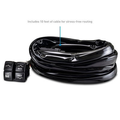 Borne Off-Road Light Bar Wire Harness For 10-20in Bar BNLT-HAR-1020