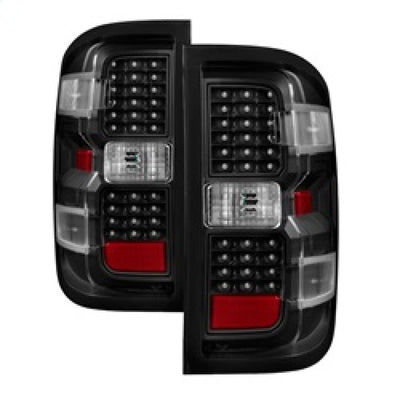 SPYDER xTune Chevy 1500 14-16 / Silverado 2500HD/3500HD LED Tail Lights - Black ALT-JH-CS14-LED-BK 9036545