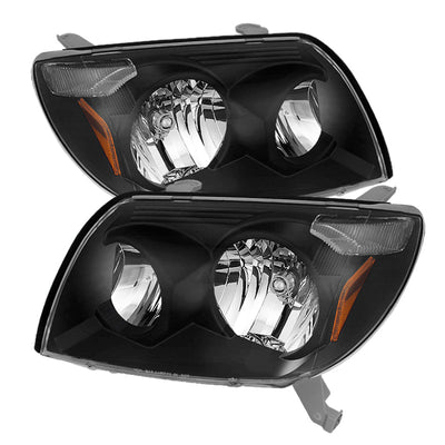 SPYDER Xtune Toyota 4Runner 03-05 Crystal Headlights Black HD-JH-T4R03-AM-BK 9023583
