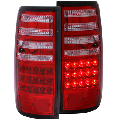 Anzo 1991-1997 Toyota Land Cruiser Fj LED Taillights Red/Clear