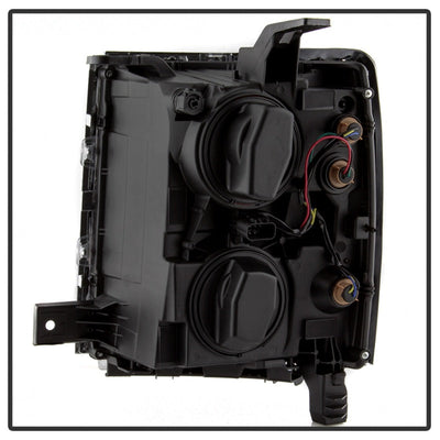 SPYDER xTune 14-15 Chevy Silverado 1500 (New Body) OEM Style Headlights w/Trim - Blk (HD-JH-CS14-CC-BK) 9042447