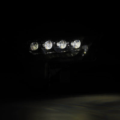 AlphaRex 22-23 Toyota Tundra NOVA-Series Headlights Alpha-Blk w/White DRL - Req 810029 OR 810030 880861 *Discontinued