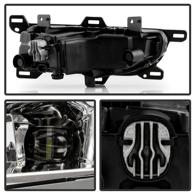 SPYDER 20-22 Nissan Titan OEM Style Fog Lights w/Switch (Bulbs Size - 5W) - Clear (FL-NT2020-LED-C) 9051333