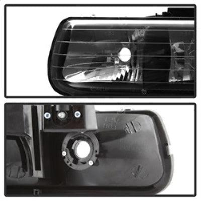 SPYDER Xtune Chevy TahOE 00-06 Amber Crystal Headlights w/ Bumper Lights Black HD-JH-CSIL99-SET-AM-BK 5064219
