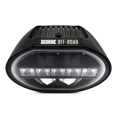 Borne Off-Road Light (Kit of 2) 7in Round BNLT-RD7-2