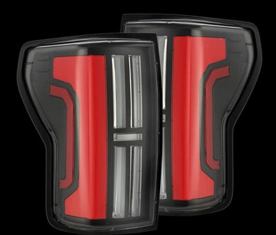 AlphaRex 07-13 Toyota Tundra Nova-Series LED Tail Lights - Black Red 670052 *Discontinued