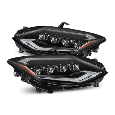 AlphaRex 23-24 Nissan Z NOVA-Series LED Projector Headlights Alpha-Blk w/Activation Light & Seq.Sig 880494 *Discontinued