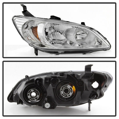 SPYDER xTune 04-05 Honda Civic (Excl Hatchback/Si) OEM Style Headlights - Chrome (HD-JH-HC04-4D-AM-C) 9042713