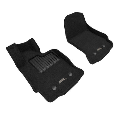 3D MAXpider 14-19 Chevrolet Corvette C7 Elegant Floor Mat Full Set (2pc) - Black L1CH07804709