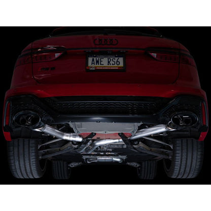 AWE Tuning 21-23 Audi C8 RS6/RS7 SwitchPath Cat-back Exhaust - Diamond Black Tips