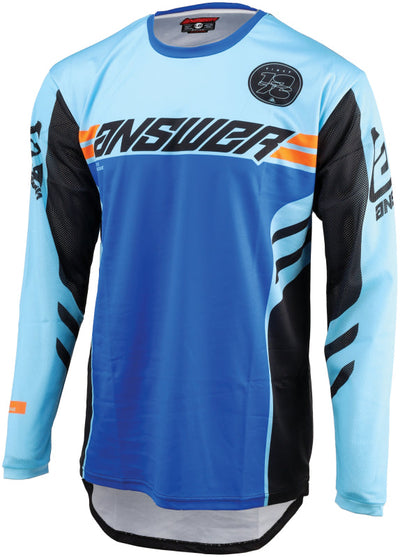 Answer 24 Arkon Nitrus Jersey Blue/Black/Hyper Orange - XS 442472