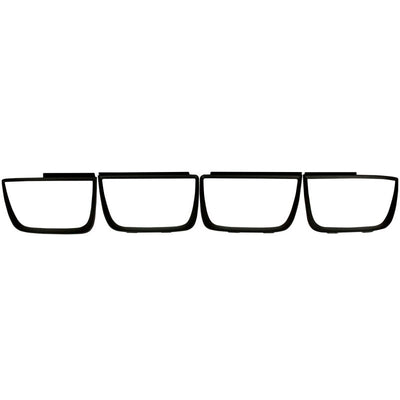 Anzo Taillight Bezels 2010-2013 Chevrolet Camaro Taillight Bezels- 4pc Flat