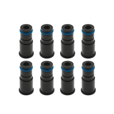 BLOX Racing 14mm Adapter Top (1in) w/Viton O-Ring & Retaining Clip (Set of 8) BXEF-AT-14L-8