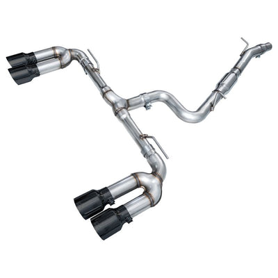 AWE 22-24 Audi 8Y S3 Track Edition Exhaust  - Diamond Black Tips