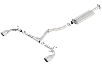 Borla 13-15 Scion FR-S 2.0L 4cyl 6spd / 13 Subaru BRZ 2.0L 4cyl 6spd SS Catback Exhaust 140496