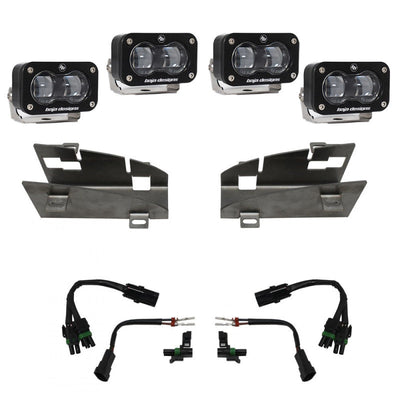 Baja Designs Dodge/Ram Dual S2 SAE Fog Pocket Light Kit - Clear