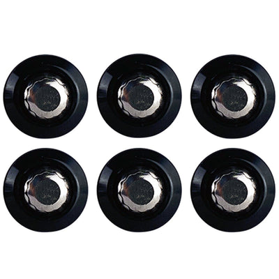 BLOX Racing New Fender Washers Kit M6 12pt - 6pc Large Diameter Black BXAC-00311-BK
