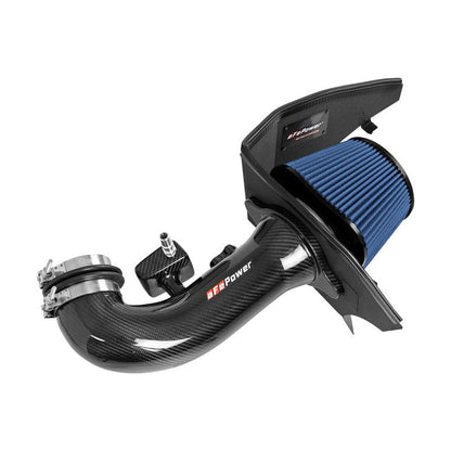 aFe 19-20 GM Trucks 5.3L/6.2L Track Series Carbon Fiber Cold Air Intake System With Pro 5R Filters