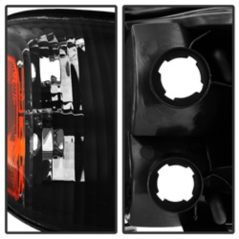 xTune Toyota Tundra Double Cab 05-06 OEM Style Headlights & Corner Lights Black HD-JH-TTUN05-AM-BK