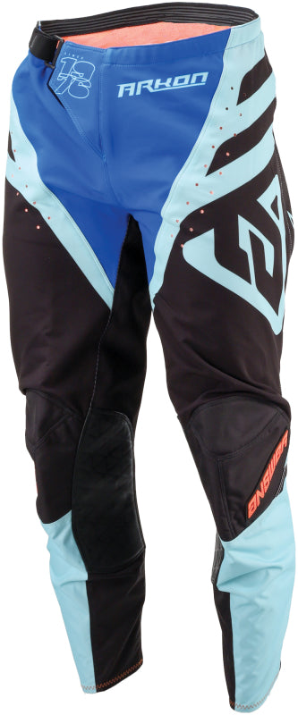Answer 24 Arkon Nitrus Pants Blue/Black/Hyper Orange Youth Size - 18 442632