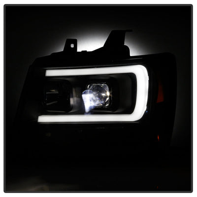 Spyder Chevy Suburban 1500/2500 07-14 Tahoe 07-14 LED Headlights Black PRO-YD-CSUB07V2PL-BK 5087515