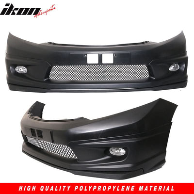2012-2015Â Honda Civic 9th Gen FB6 Front Bumper Lip Conversion Foglight
