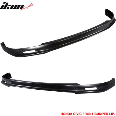 Fits 96-98 Honda Civic 3Dr Front + Rear Bumper Lip + Sun Window Visors