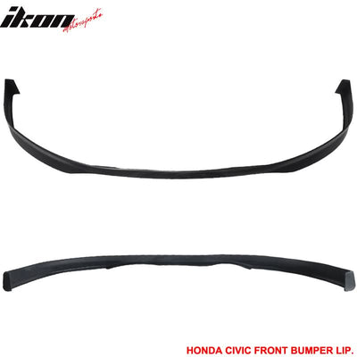 Fits Honda Civic EK 99-00 3Dr PP Front + Rear Bumper Lip Spoiler