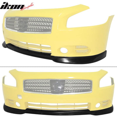 2009-2015 Nissan Maxima ST Style Unpainted Front Lip Splitter PU